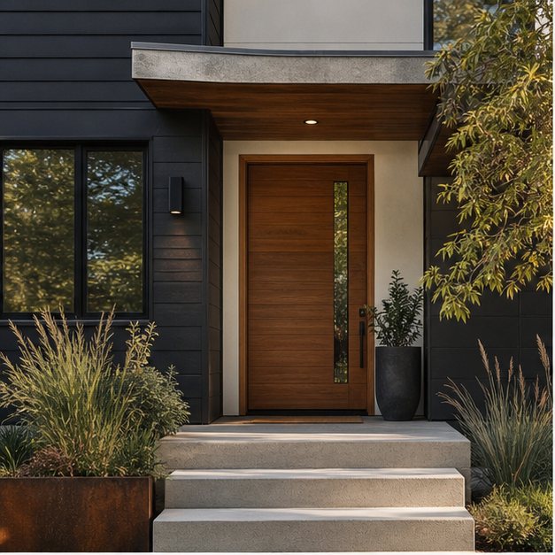 Modern home exterior