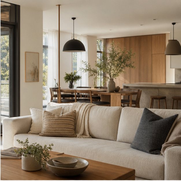 Bright home interior